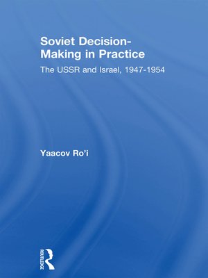 cover image of Soviet Decision-Making in Practice